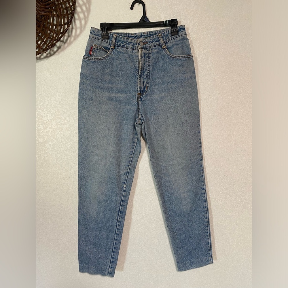 Bongo by Gene Montesano Vtg 90s High Waist Mom Jeans - Picture 2 of 8